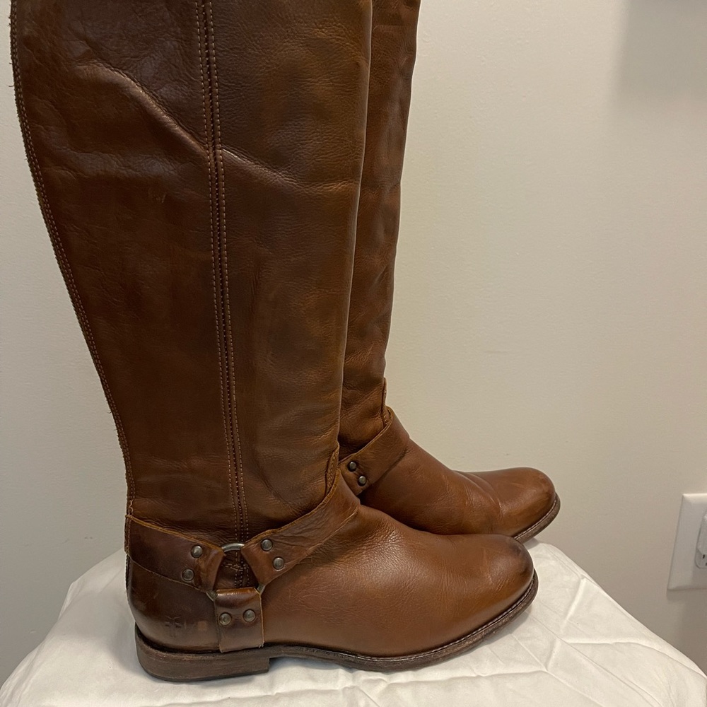 Frye Phillip Tall boots wide calf